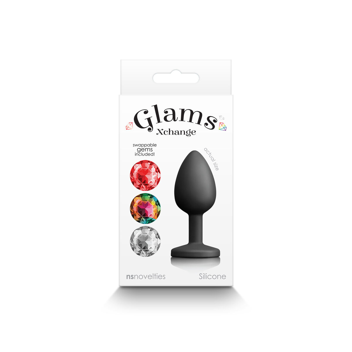 Anální kolík NS Novelties Glams Černý